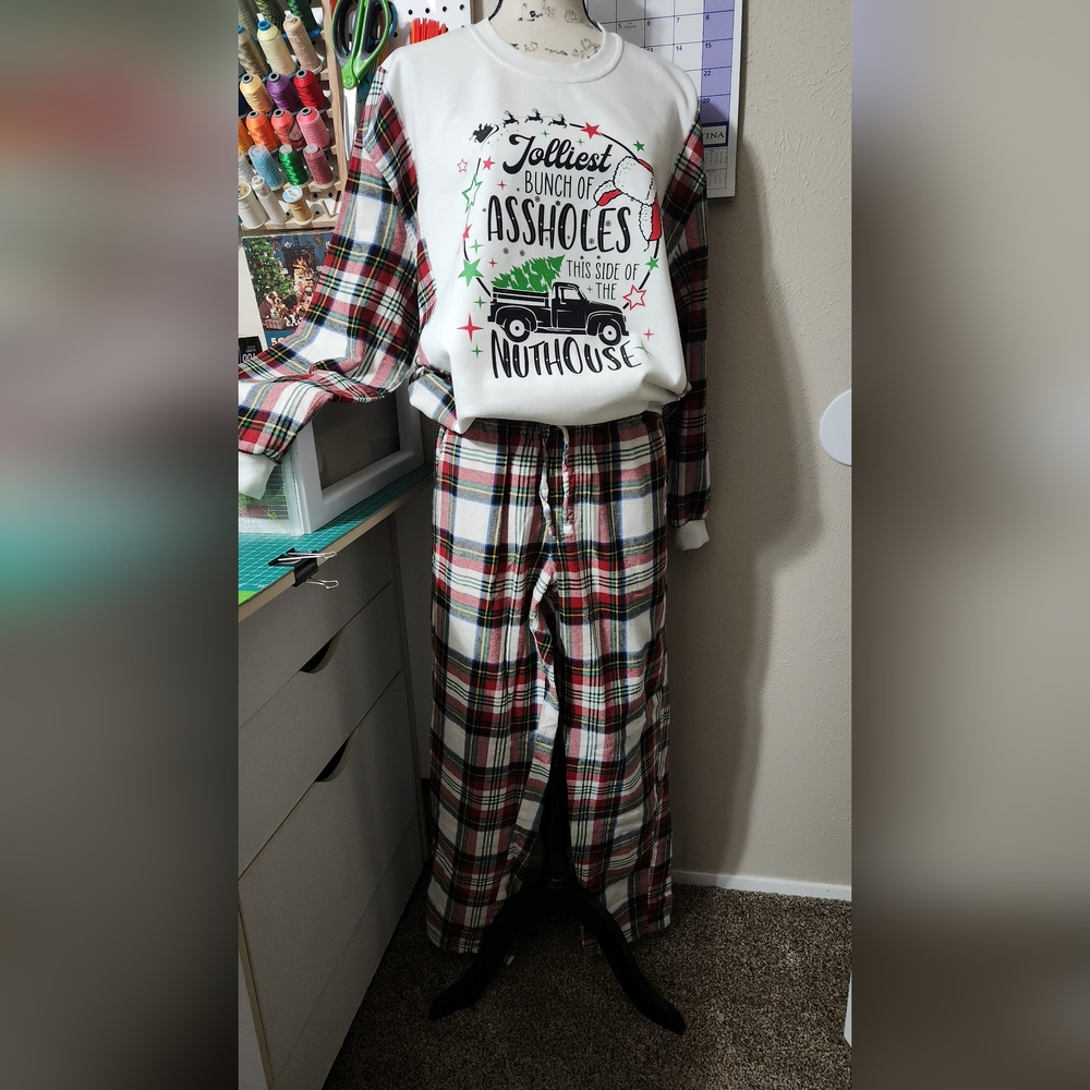 Upcycled Chrismas Pajamas